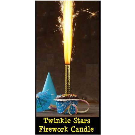 Twinkle Stars Firework Candle